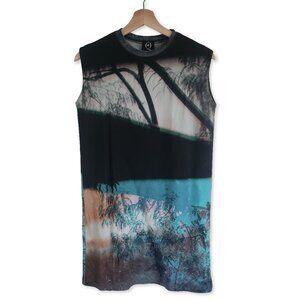 MCQ Alexander McQueen nature leaf print dress